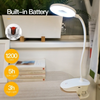 Bezprzewodowa lampa LED klips wył. dotyk 3 tryby [22090000247]